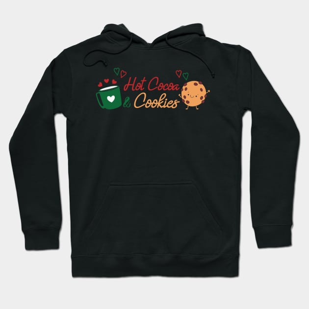 Hot Cocoa and Cookies Hoodie by MZeeDesigns